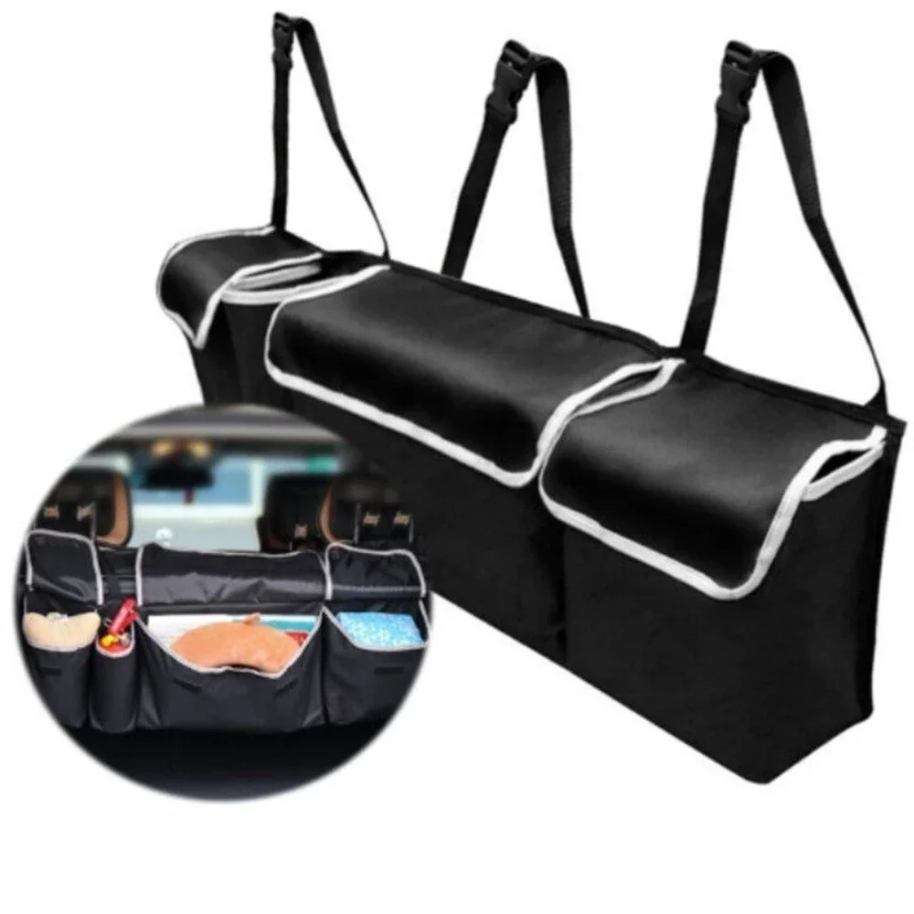 SUV Trunk Storage Backseat Hanging Organizer with 4 Large Pockets